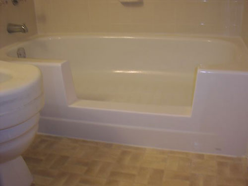after tub cut